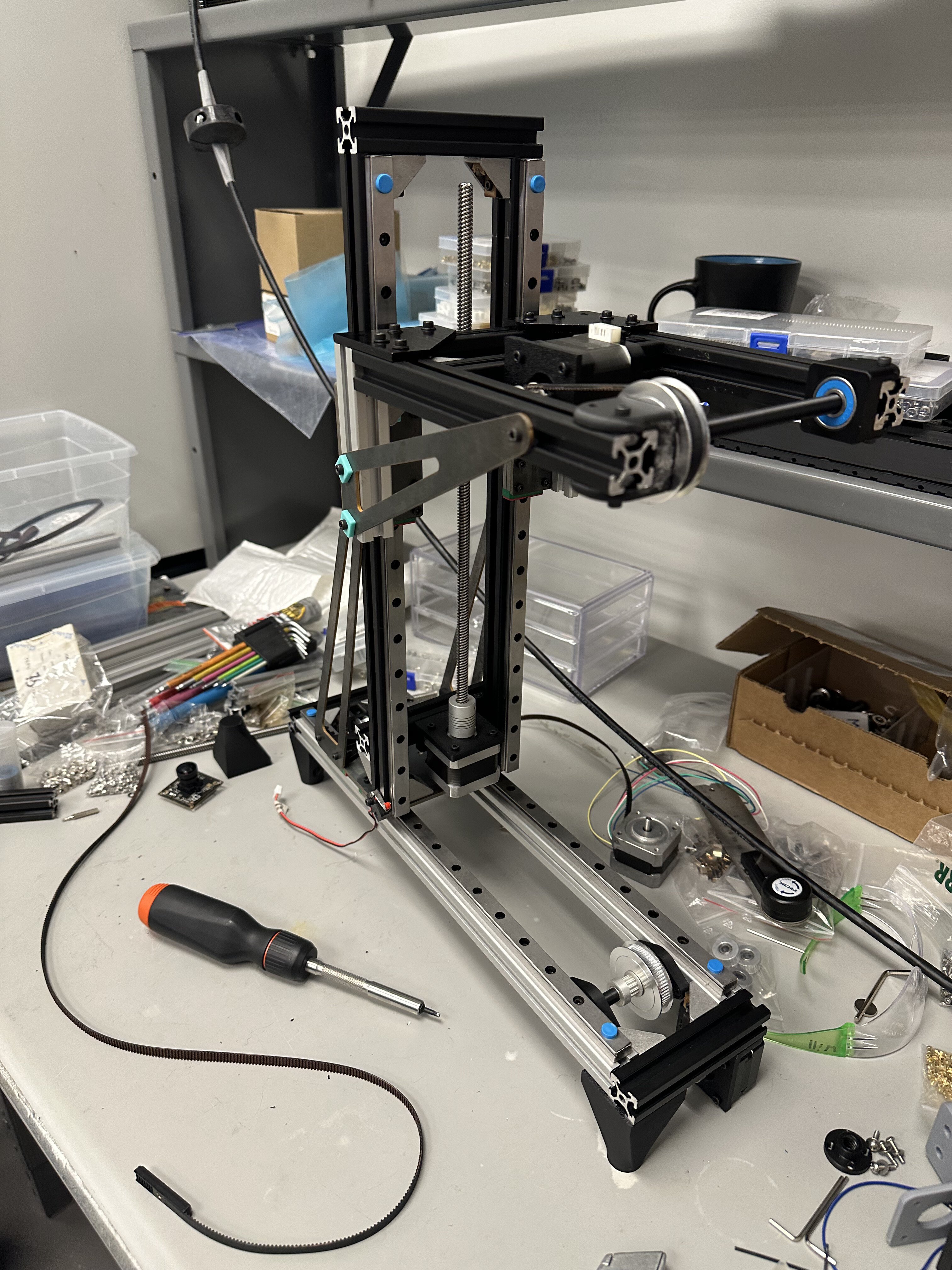 Automated mushroom 3D scanning system